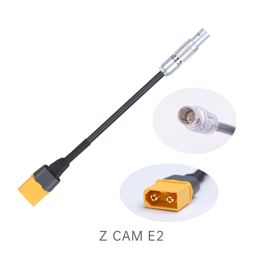 XT60H-Male Power Cable for Z CAM E2